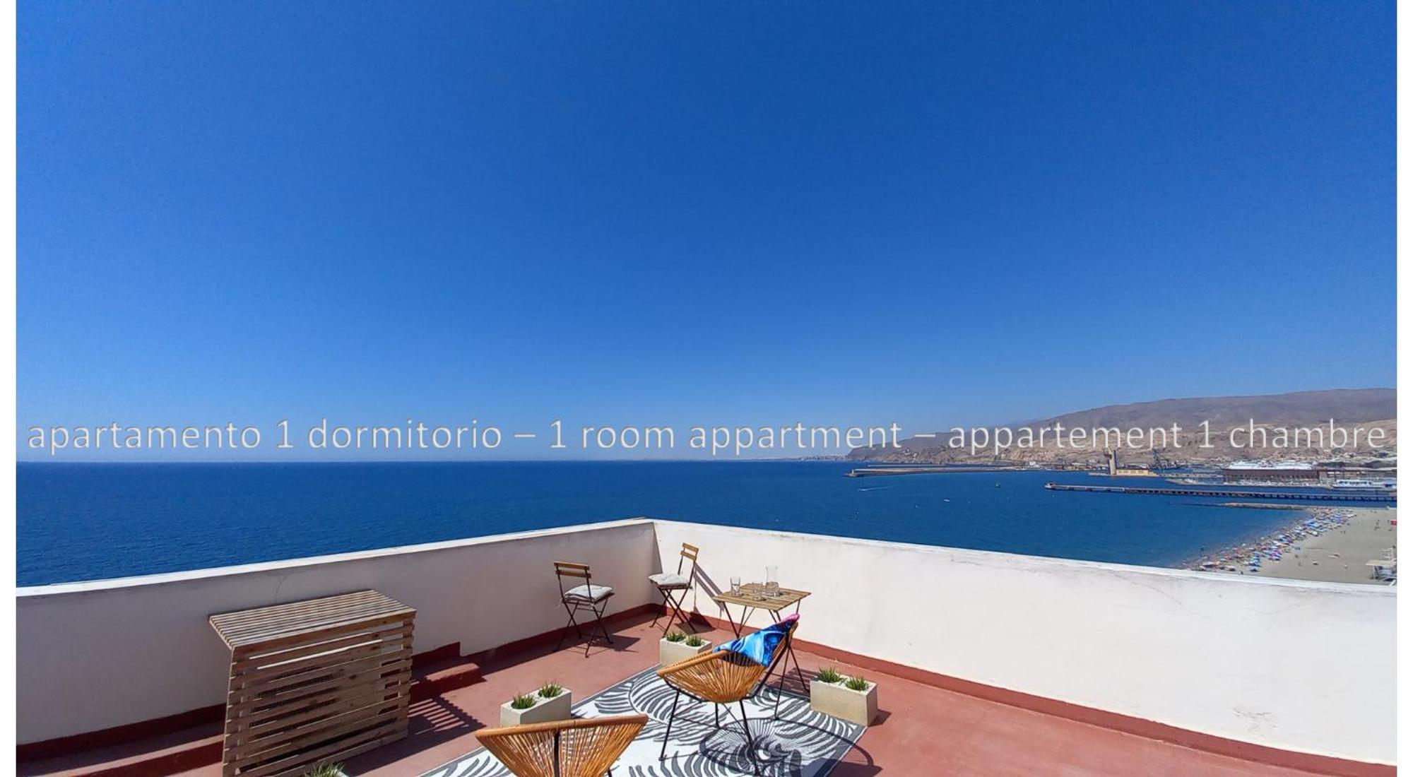 Increible Atico Con Vistas A La Bahia De Almería Eksteriør billede